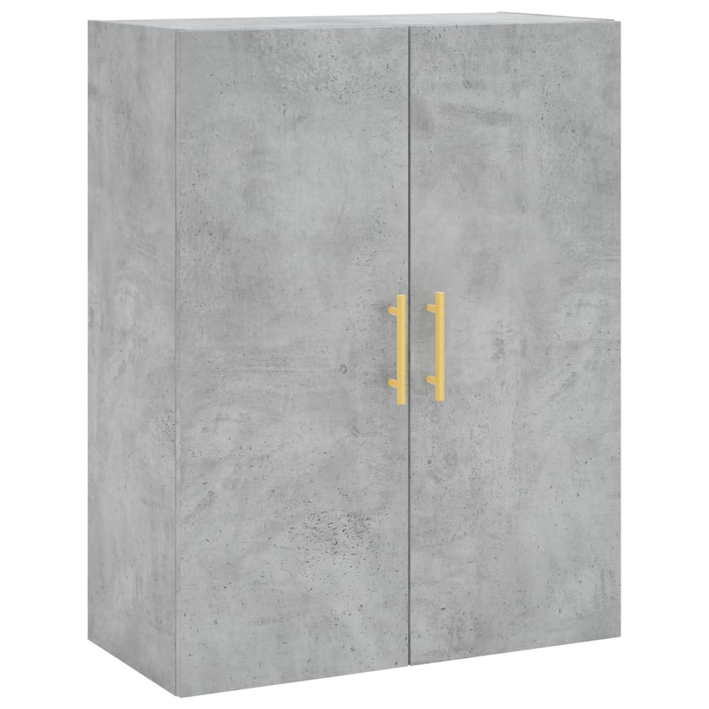 Highboard Concrete Grey 69,5x34x180 cm Engineered Wood