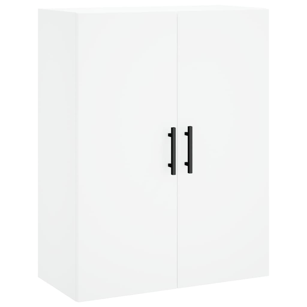Highboard White 69,5x34x180 cm Engineered Wood