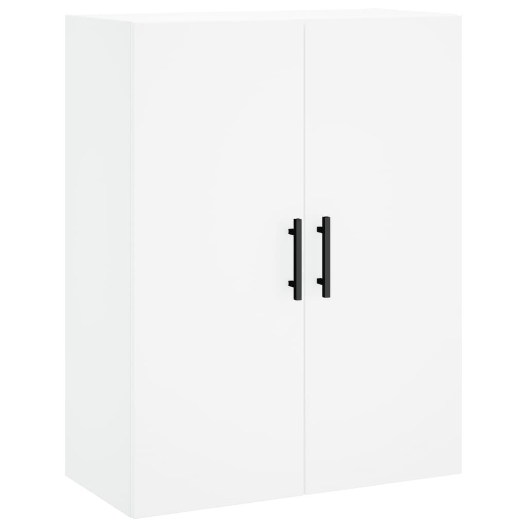 Highboard White 69,5x34x180 cm Engineered Wood