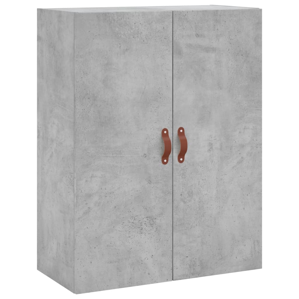Highboard Concrete Grey 69,5x34x180 cm Engineered Wood