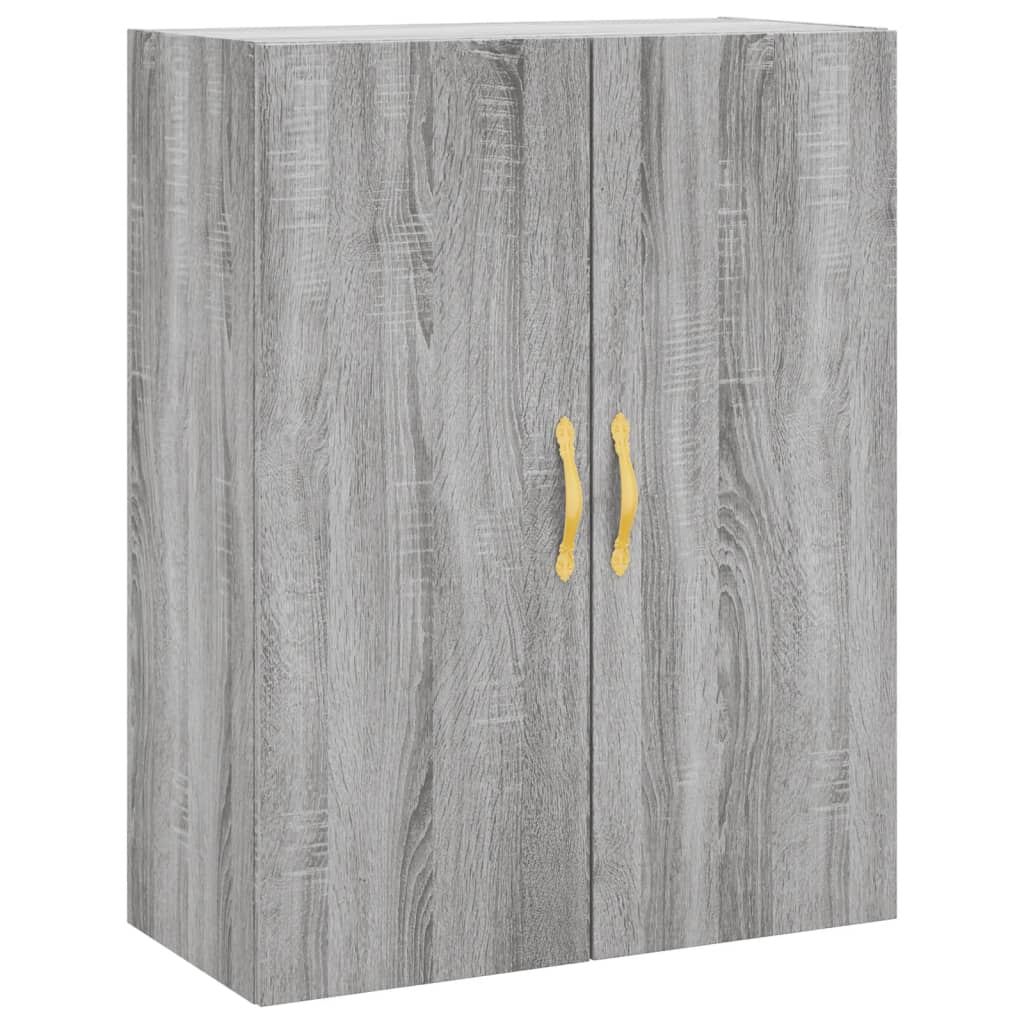 Highboard Grey Sonoma 69,5x34x180 cm Engineered Wood