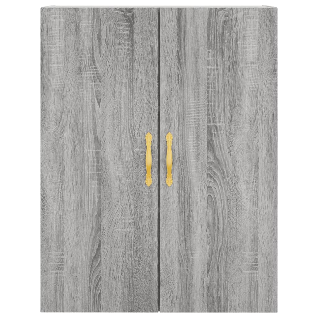 Highboard Grey Sonoma 69,5x34x180 cm Engineered Wood