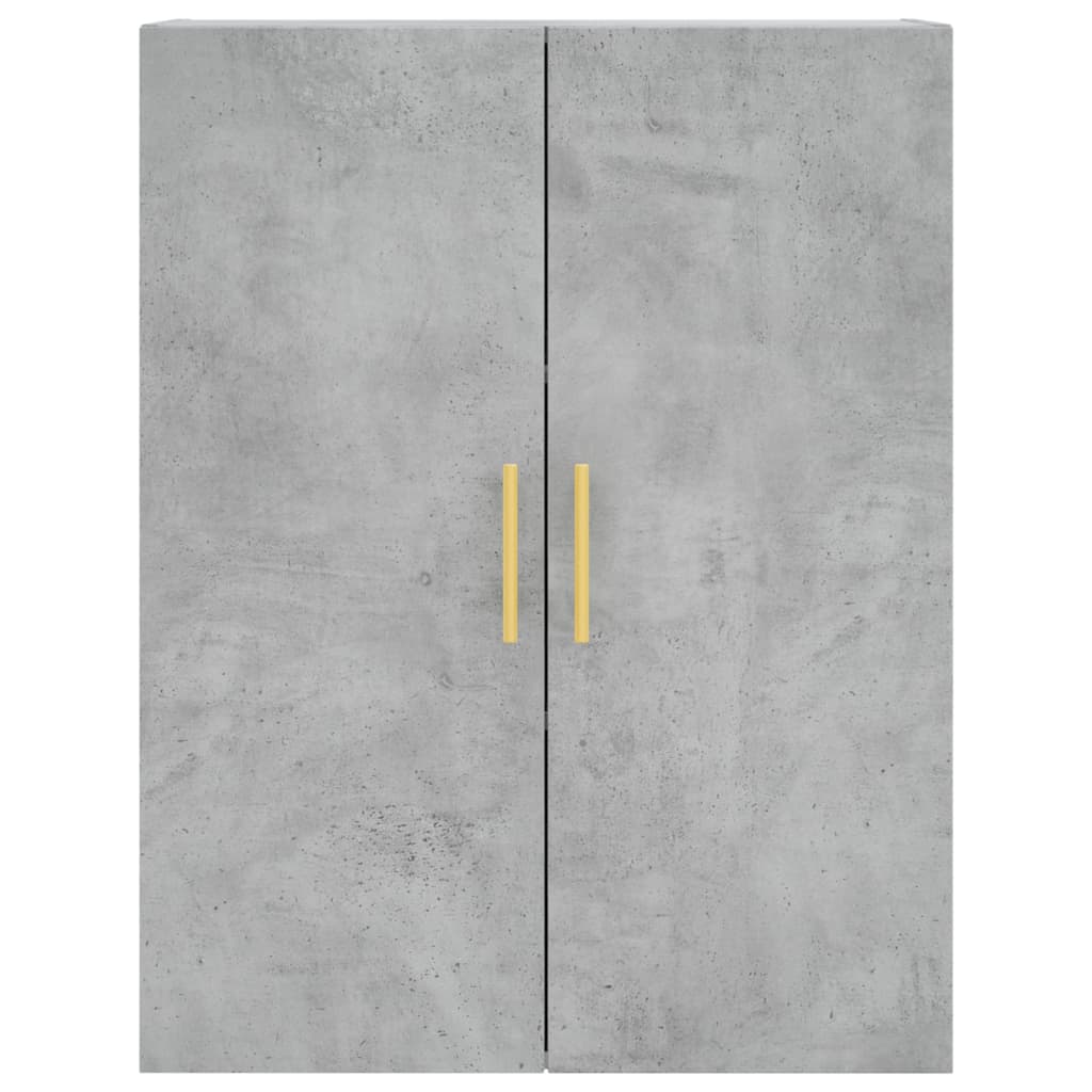 Highboard Concrete Grey 69,5x34x180 cm Engineered Wood