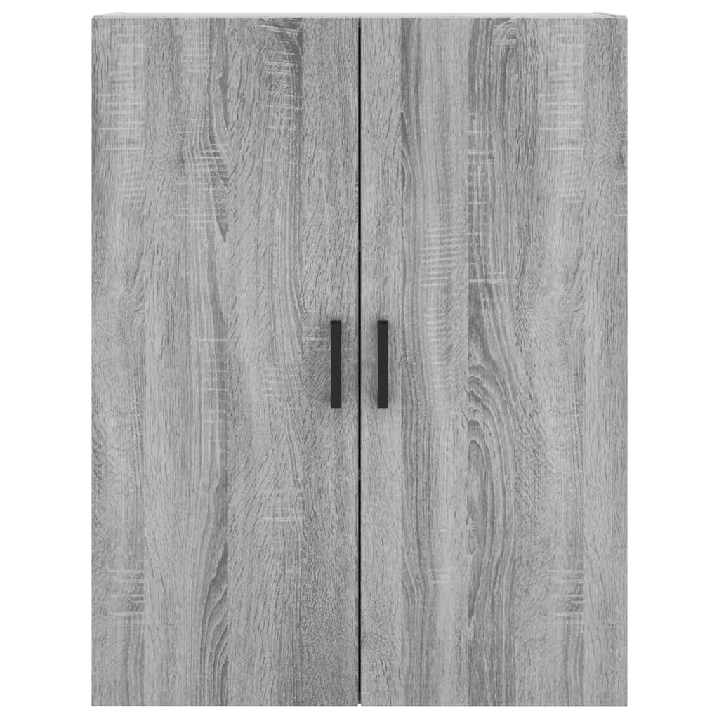 Highboard Grey Sonoma 69,5x34x180 cm Engineered Wood