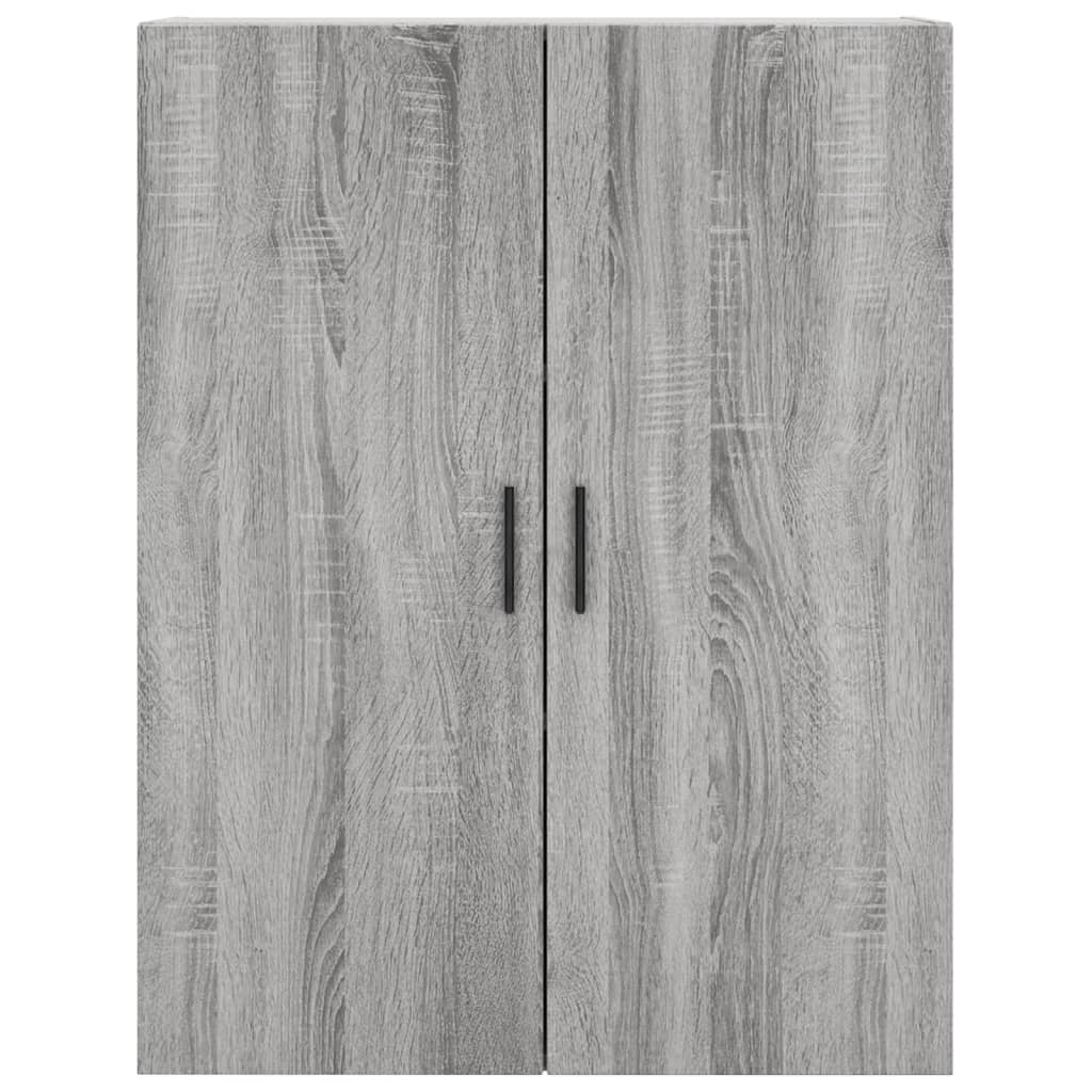 Highboard Grey Sonoma 69,5x34x180 cm Engineered Wood