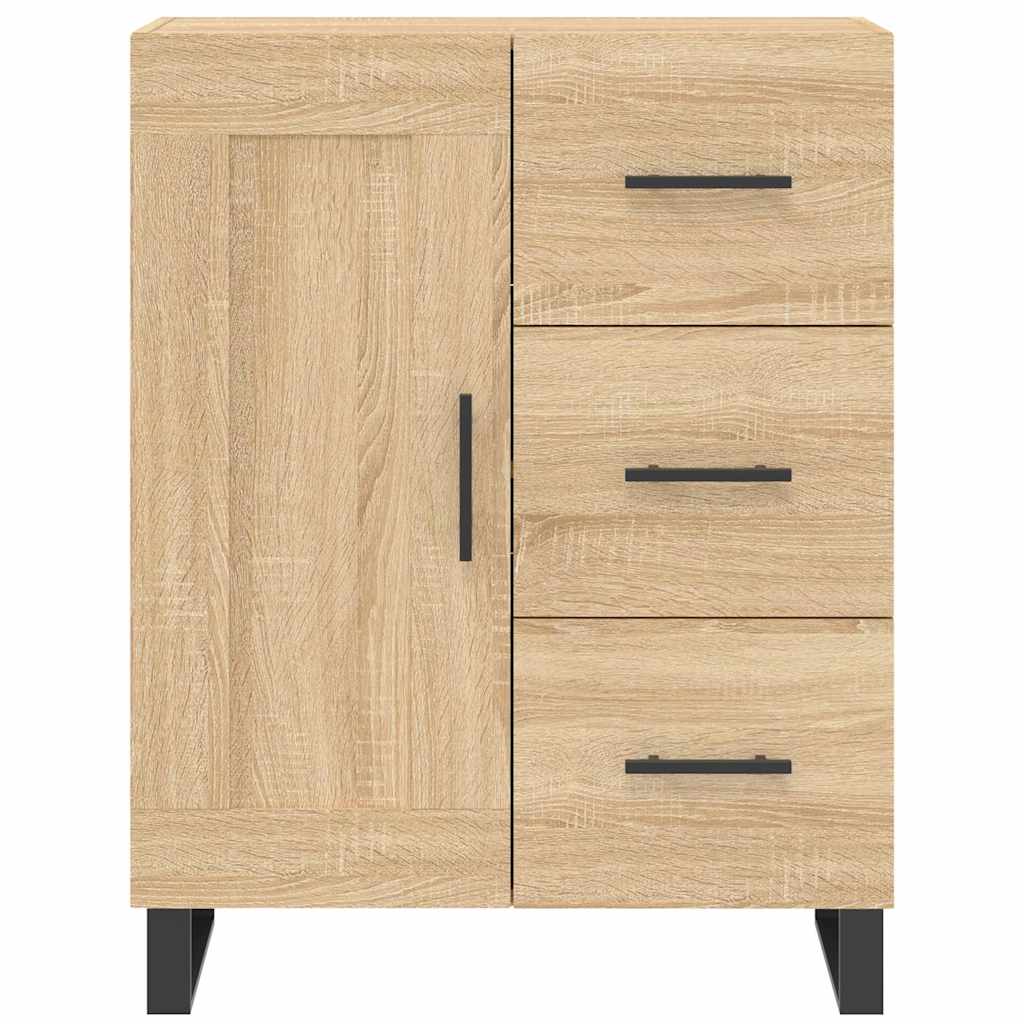 Highboard Sonoma Oak 69.5x34x180 cm Engineered Wood