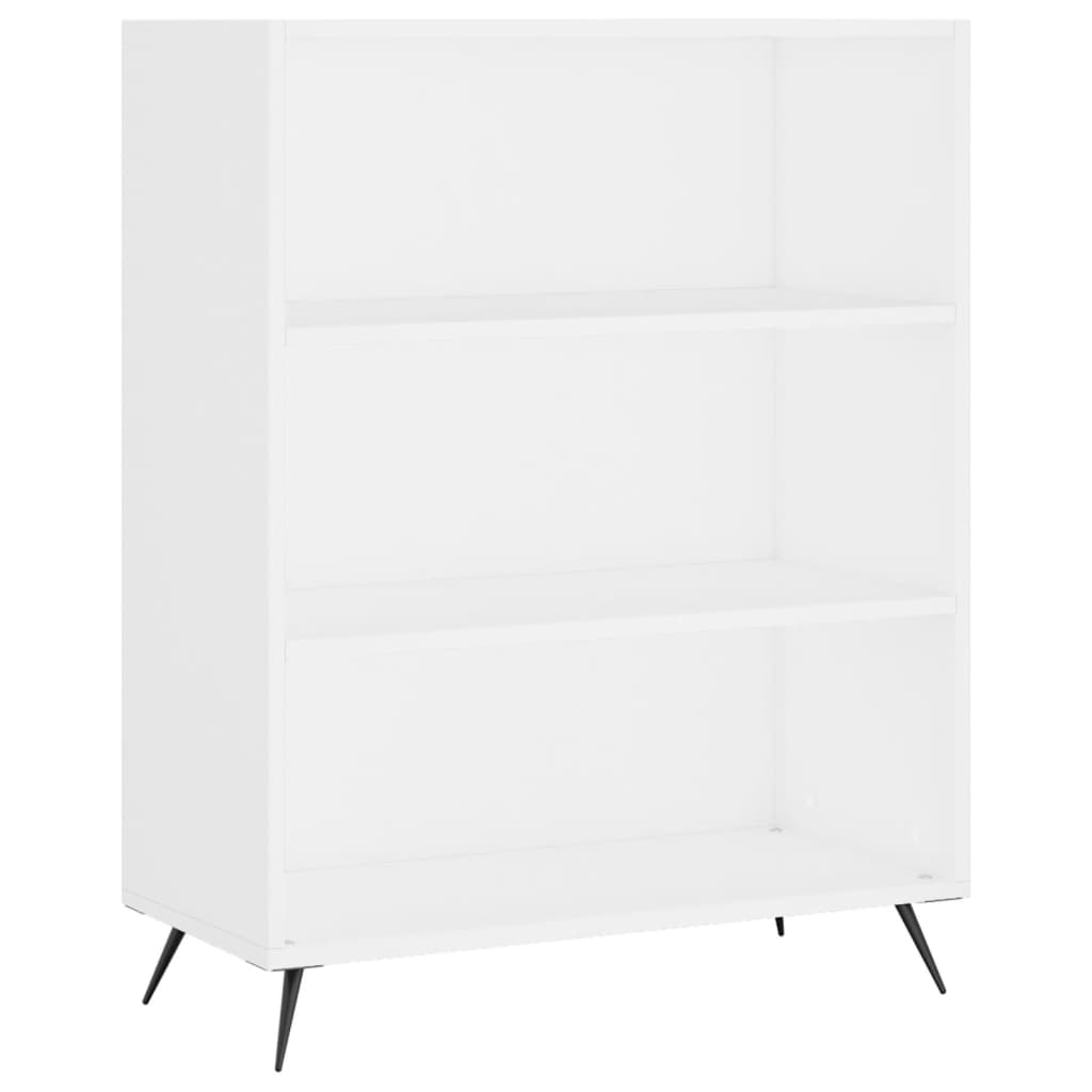 Highboard White 69,5x34x180 cm Engineered Wood