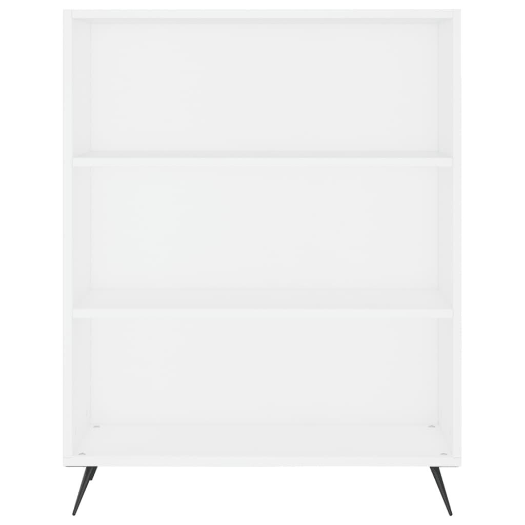 Highboard White 69,5x34x180 cm Engineered Wood
