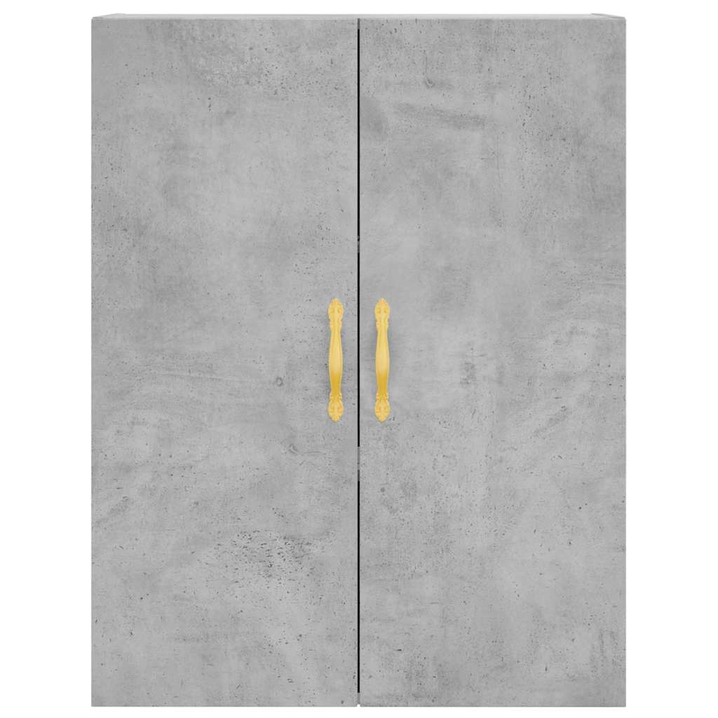 Highboard Concrete Grey 69,5x34x180 cm Engineered Wood