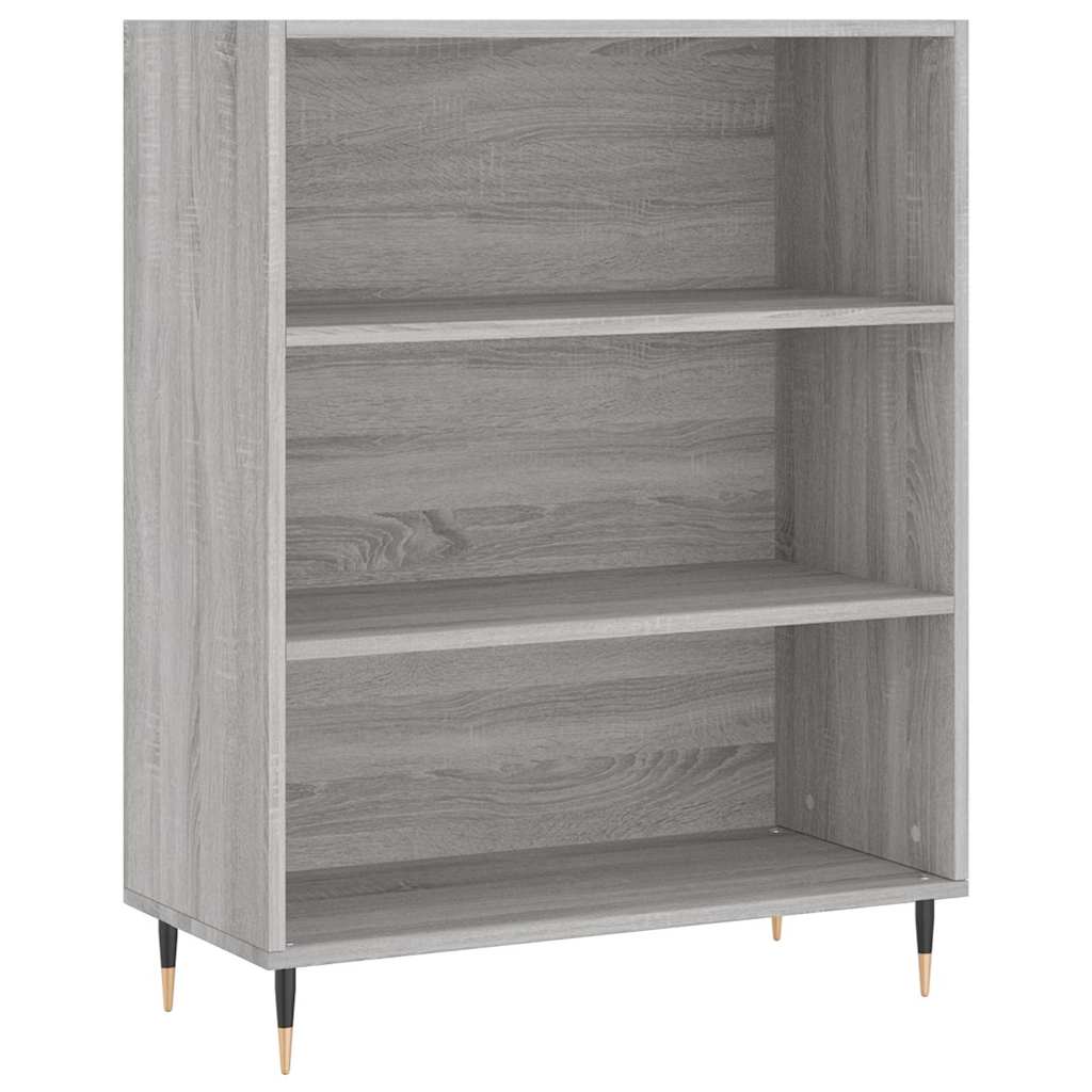 Highboard Grey Sonoma 69,5x34x180 cm Engineered Wood