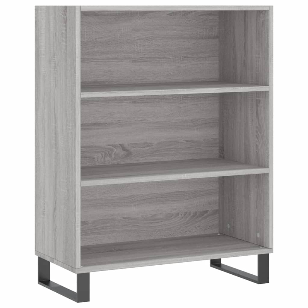 vidaXL Highboard Grey Sonoma 69.5x34x180 cm Engineered Wood