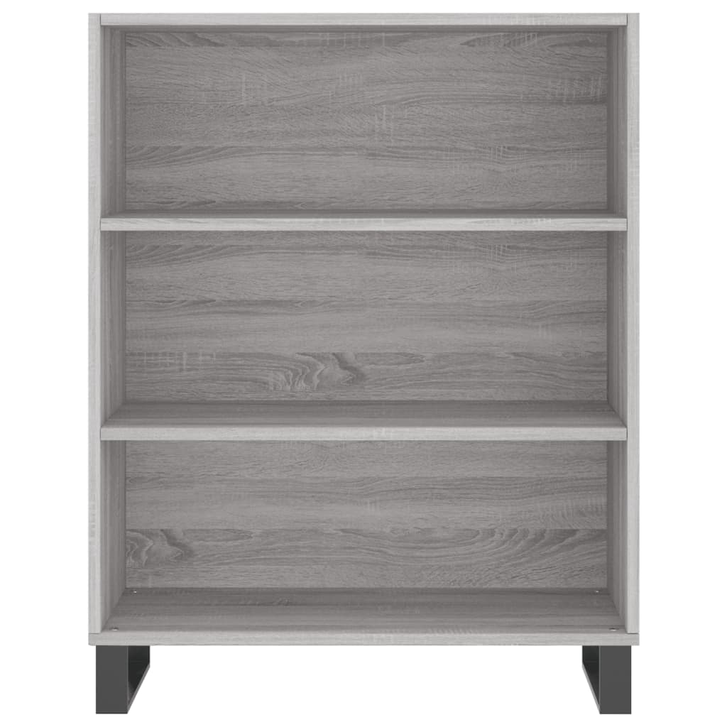 vidaXL Highboard Grey Sonoma 69.5x34x180 cm Engineered Wood