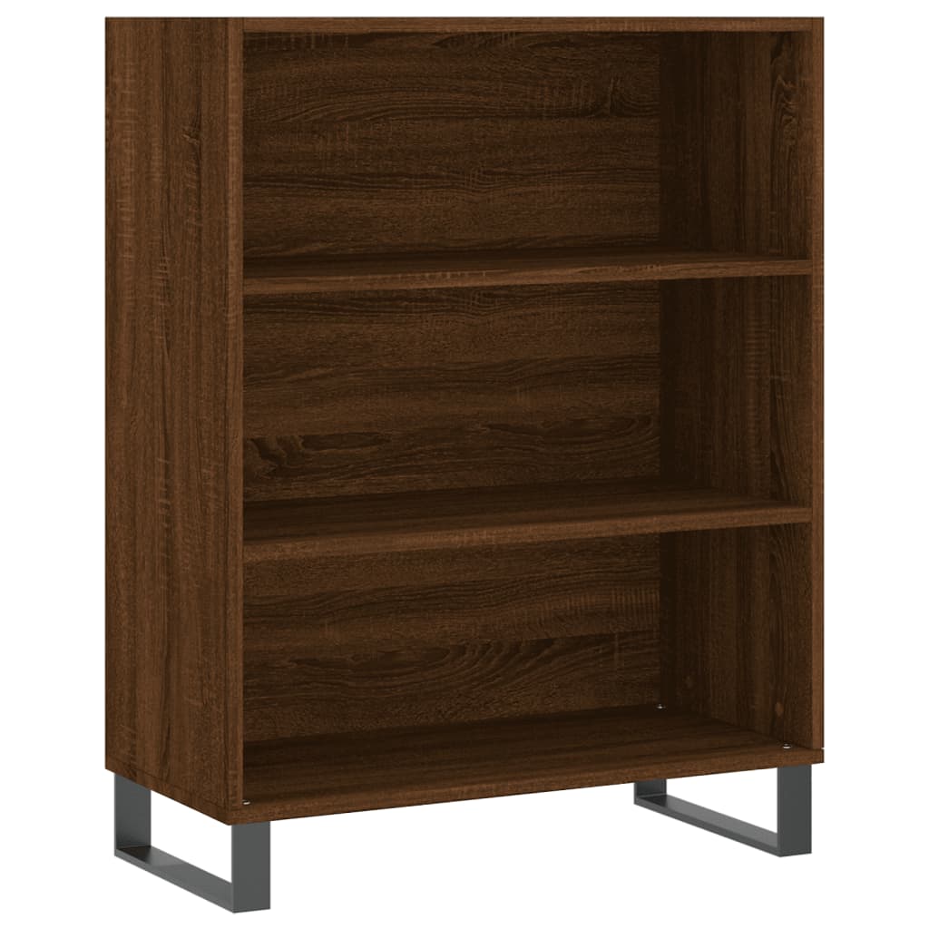 vidaXL Highboard Brown Oak 69.5x34x180 cm Engineered Wood