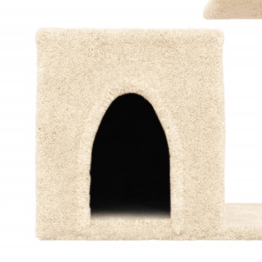 Cat Tree with Sisal Scratching Posts Cream 50.5 cm