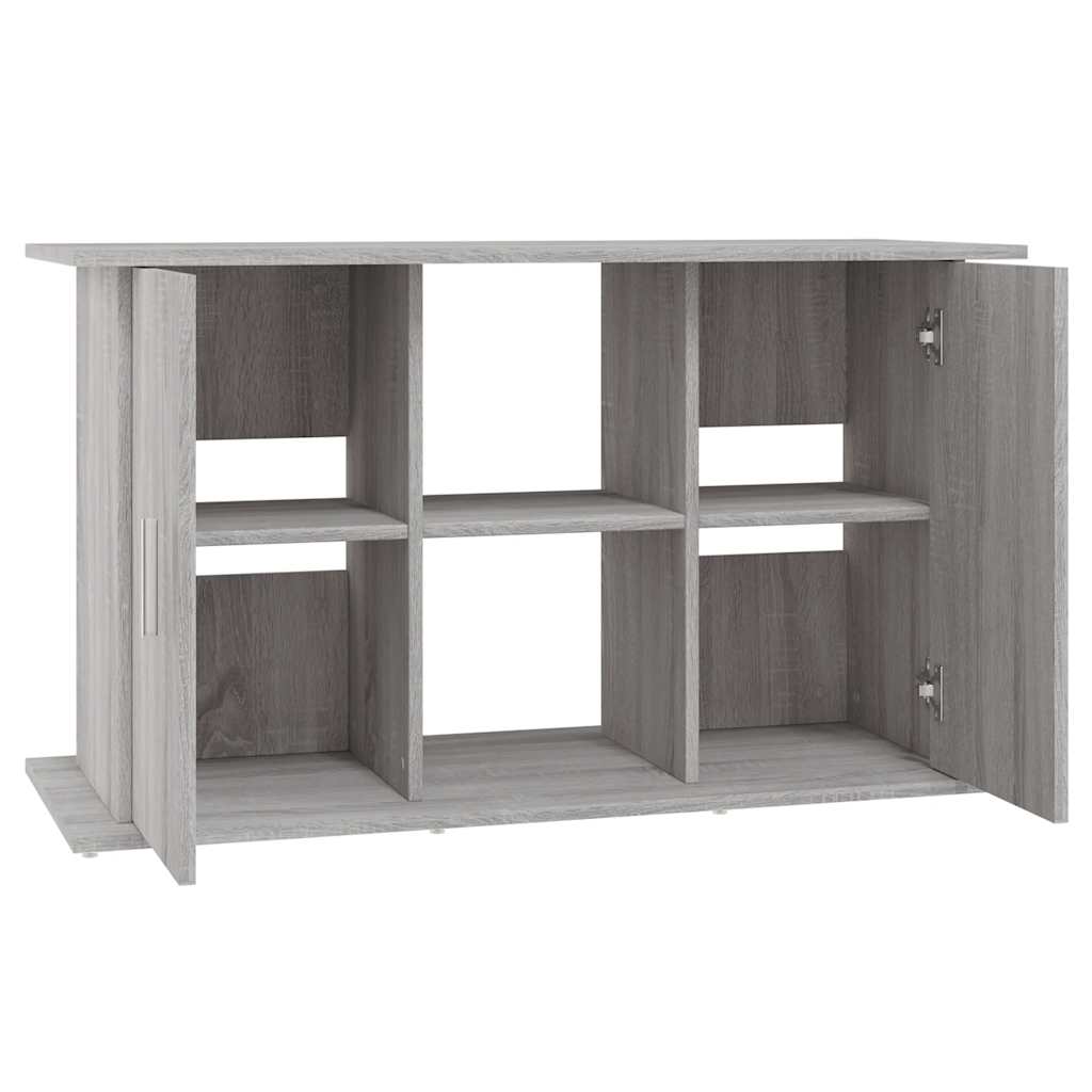 Aquarium Stand Grey Sonoma 101x41x58 cm Engineered Wood