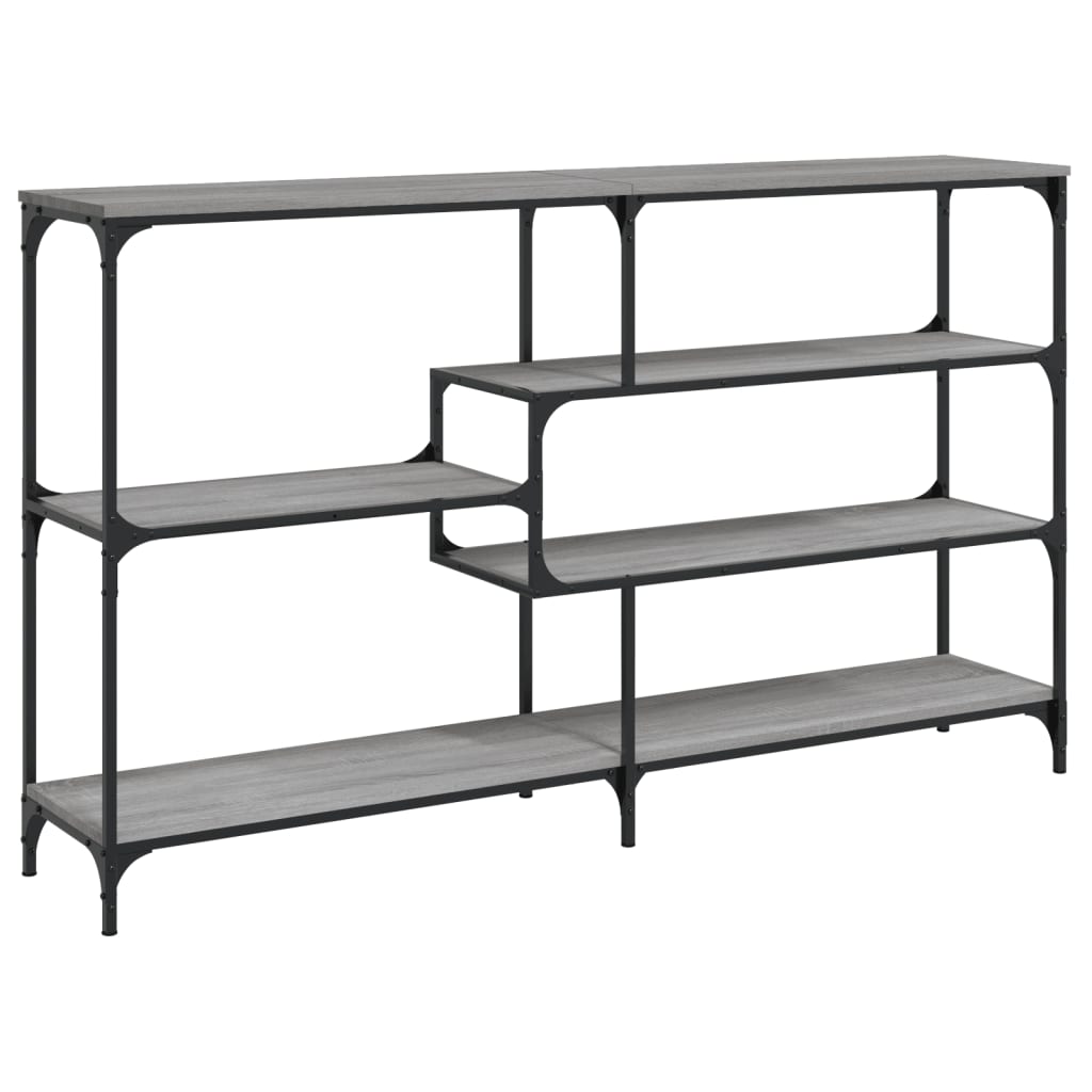Console Table Grey Sonoma 160x32x95 cm Engineered Wood