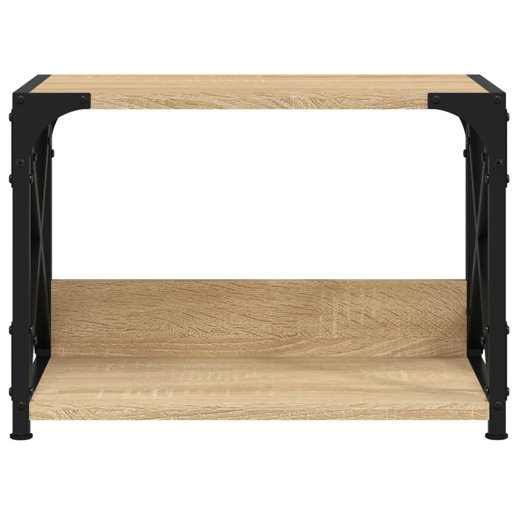 Printer Stand 2-Tier Sonoma Oak 44x26x31,5 cm Engineered Wood