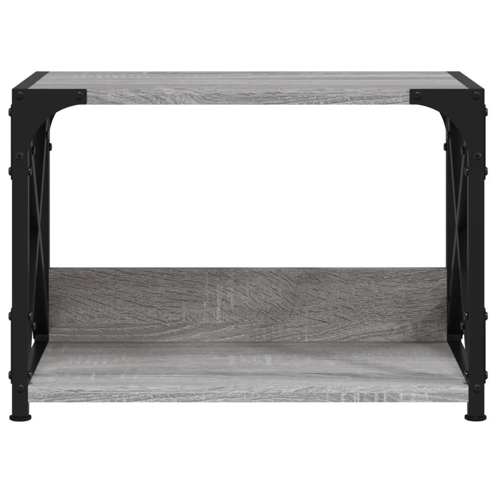 Printer Stand 2-Tier Grey Sonoma 44x26x31,5 cm Engineered Wood