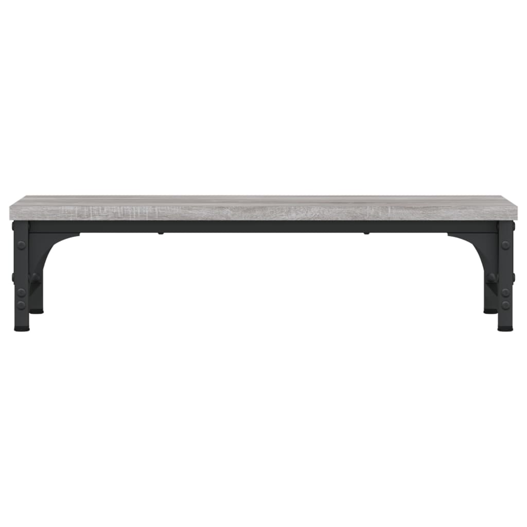 vidaXL Monitor Stand Grey Sonoma 55x23x14 cm Engineered Wood