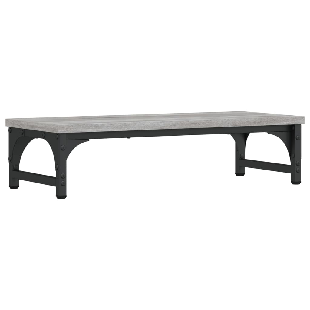 vidaXL Monitor Stand Grey Sonoma 55x23x14 cm Engineered Wood