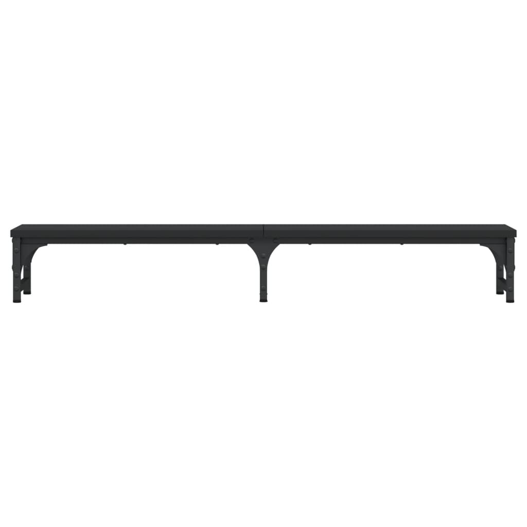 vidaXL Monitor Stand Black 105x23x15.5 cm Engineered Wood