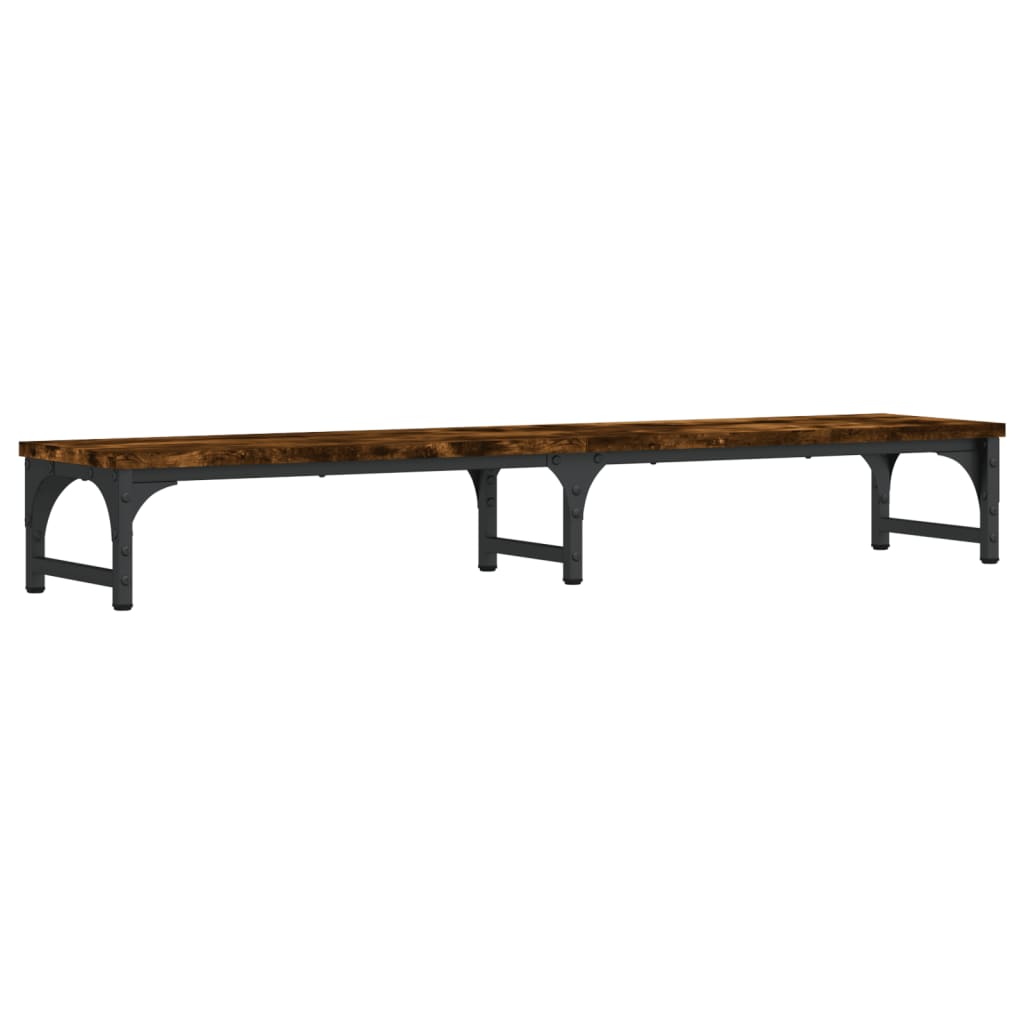 Monitor Stand Smoked Oak 105x23x15,5 cm Engineered Wood