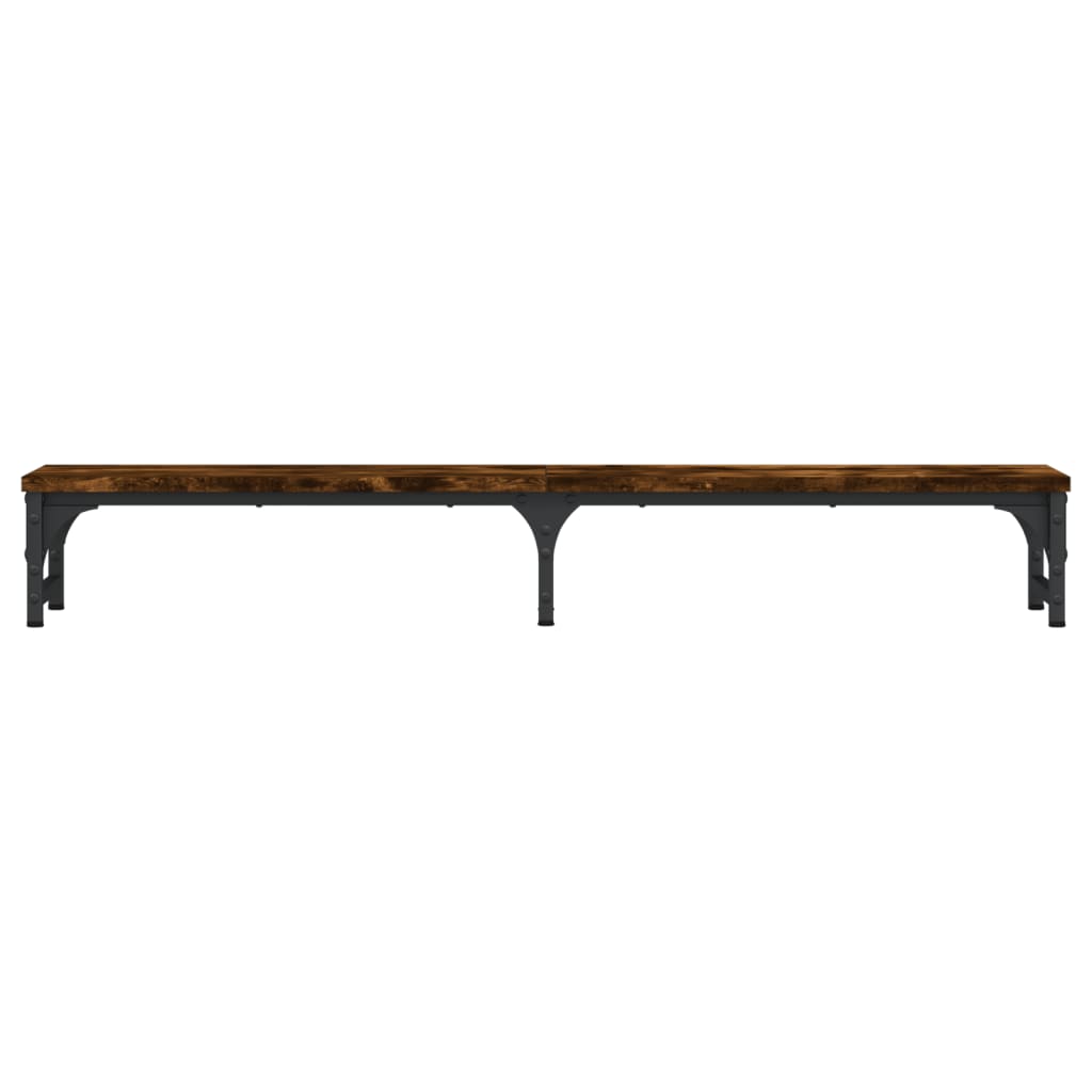 Monitor Stand Smoked Oak 105x23x15,5 cm Engineered Wood