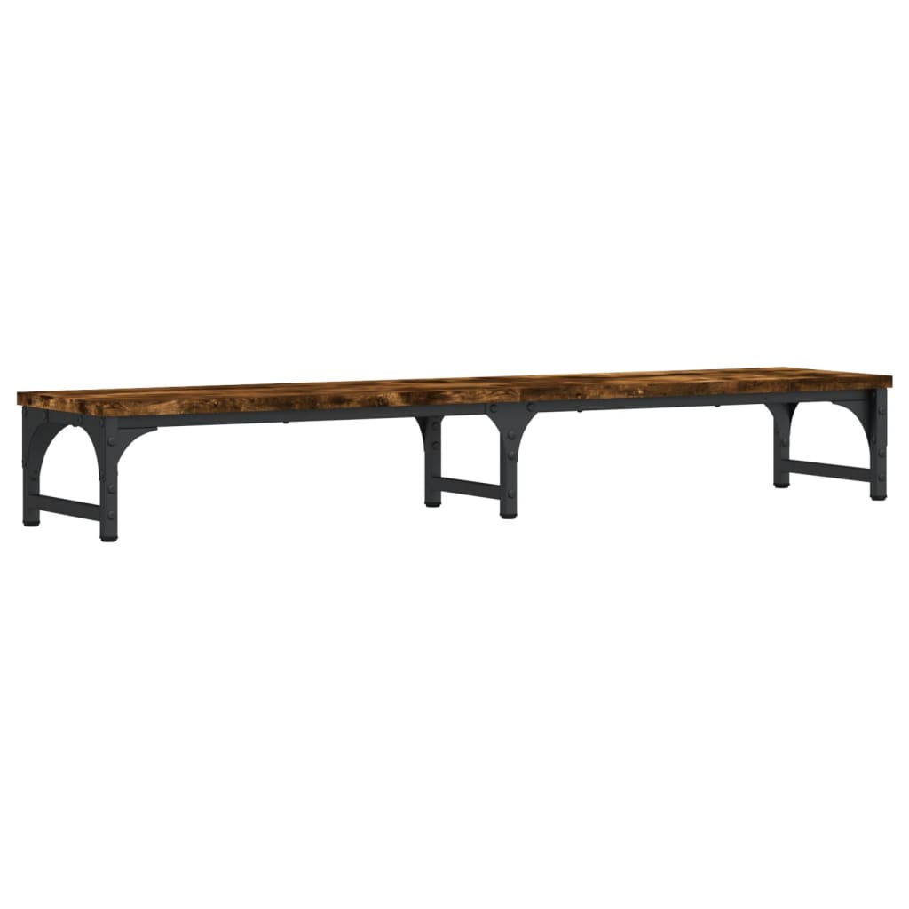 Monitor Stand Smoked Oak 105x23x15,5 cm Engineered Wood