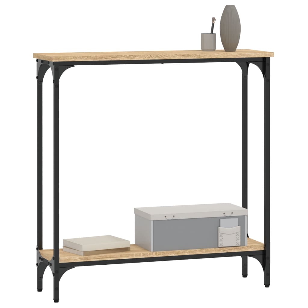 Console Table Sonoma Oak 75x22,5x75 cm Engineered Wood