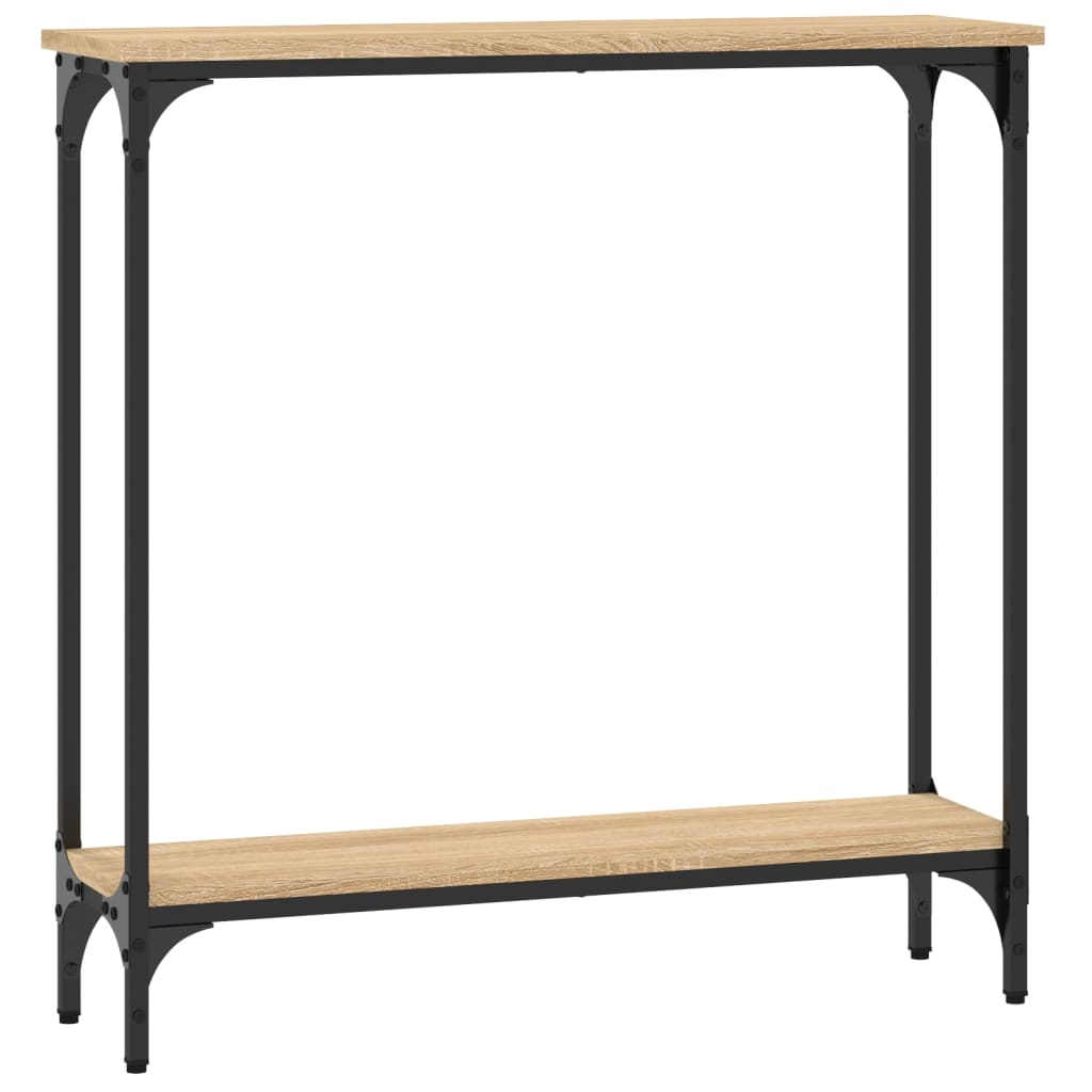 Console Table Sonoma Oak 75x22,5x75 cm Engineered Wood