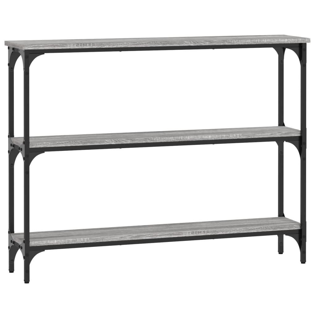 Console Table Grey Sonoma 100x22,5x75 cm Engineered Wood