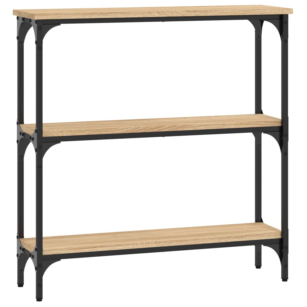 Console Table Sonoma Oak 75x22,5x75 cm Engineered Wood