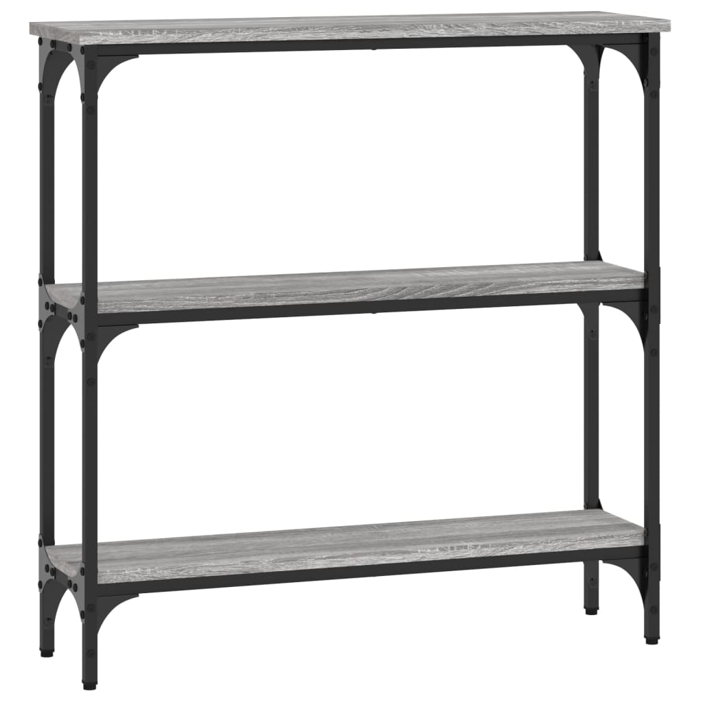 Console Table Grey Sonoma 75x22,5x75 cm Engineered Wood
