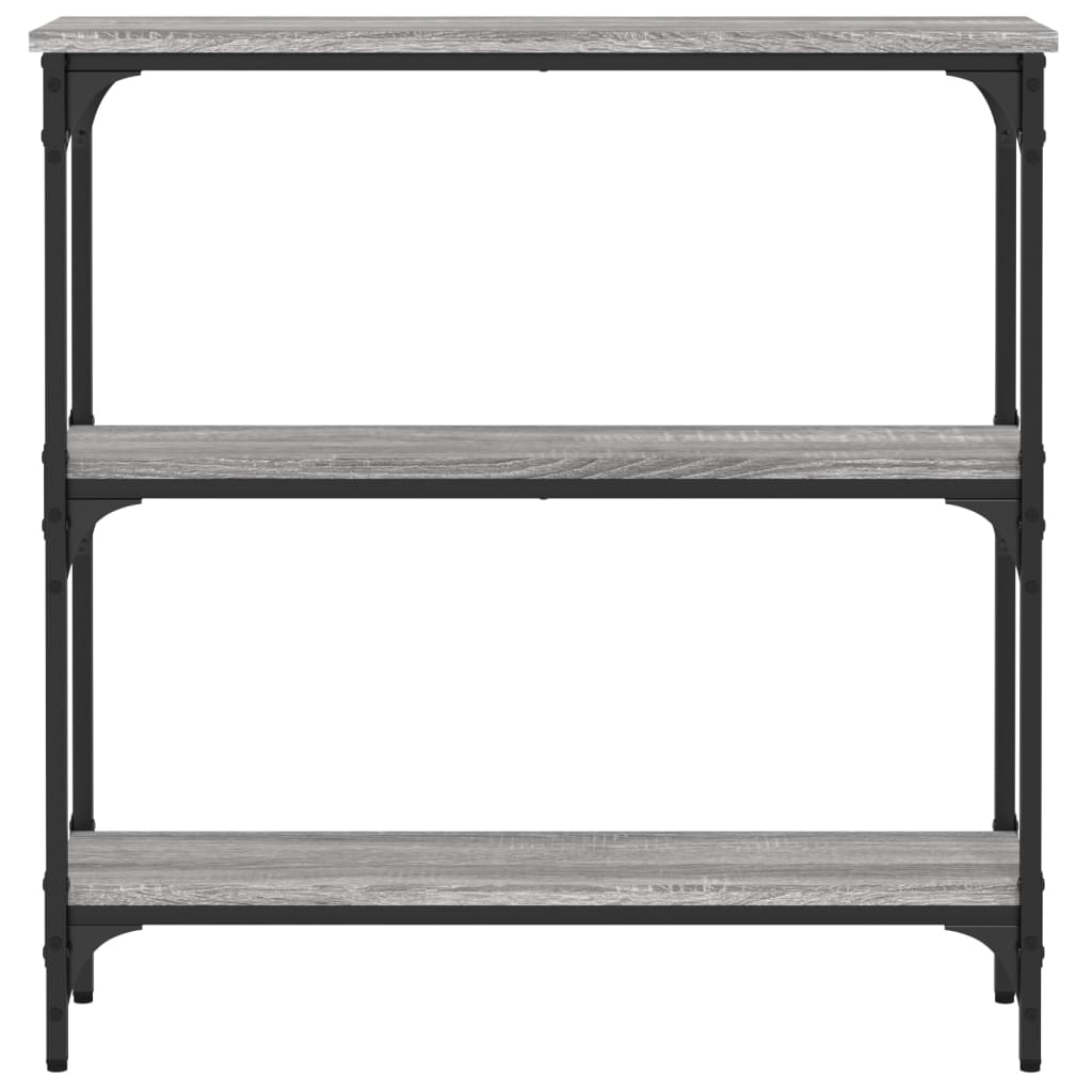 Console Table Grey Sonoma 75x22,5x75 cm Engineered Wood