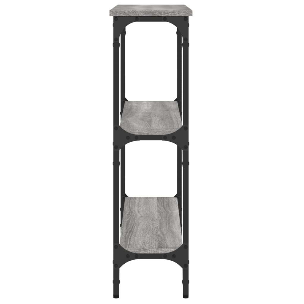 Console Table Grey Sonoma 75x22,5x75 cm Engineered Wood