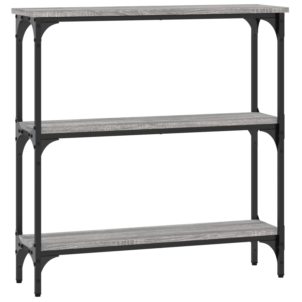 Console Table Grey Sonoma 75x22,5x75 cm Engineered Wood