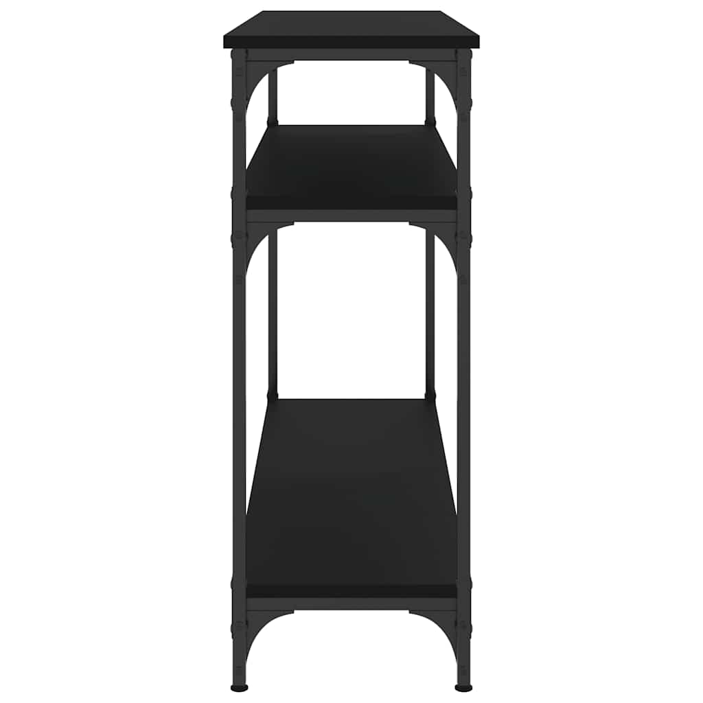 Console Table Black 100x29x75 cm Engineered Wood