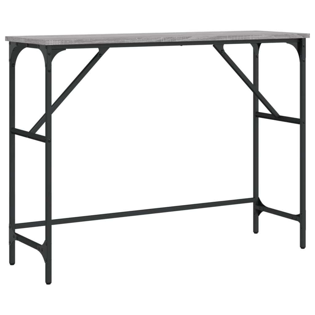 Console Table Grey Sonoma 100x32x75 cm Engineered Wood