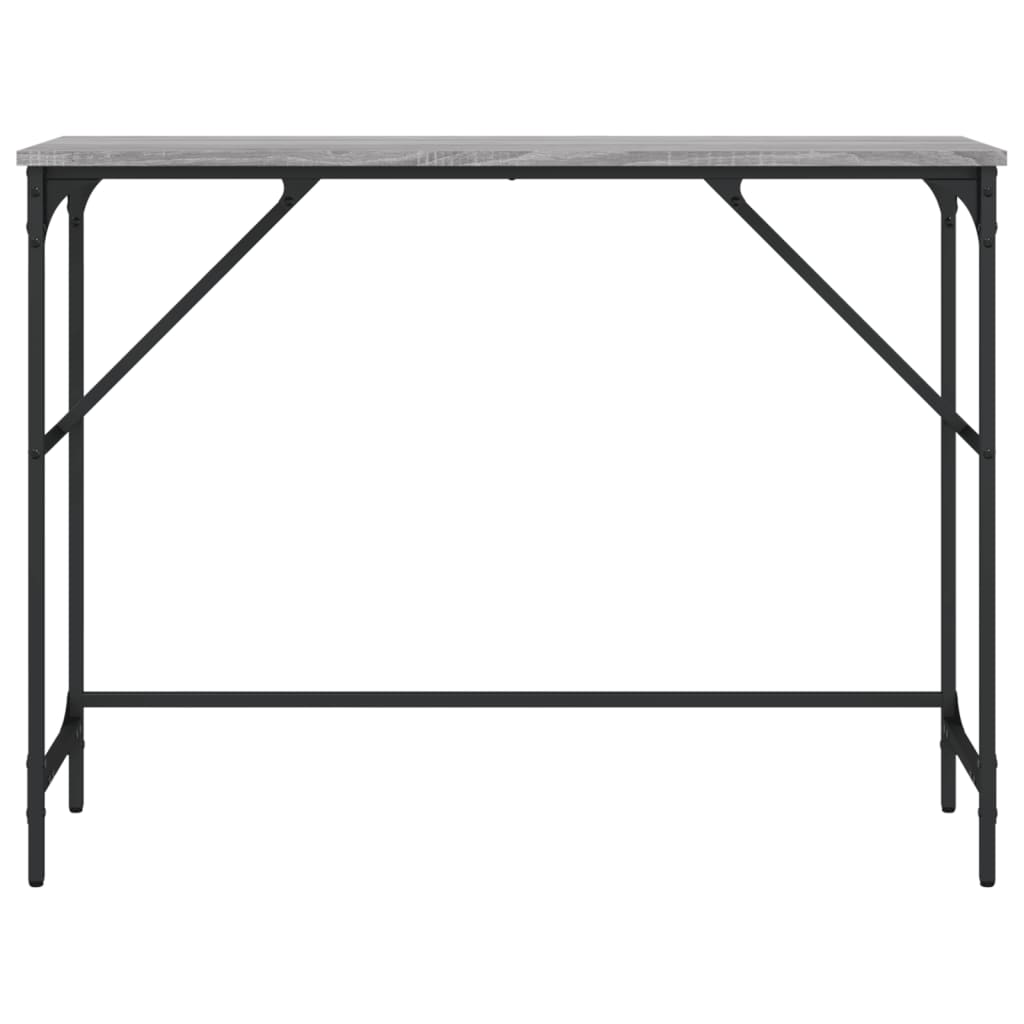 Console Table Grey Sonoma 100x32x75 cm Engineered Wood