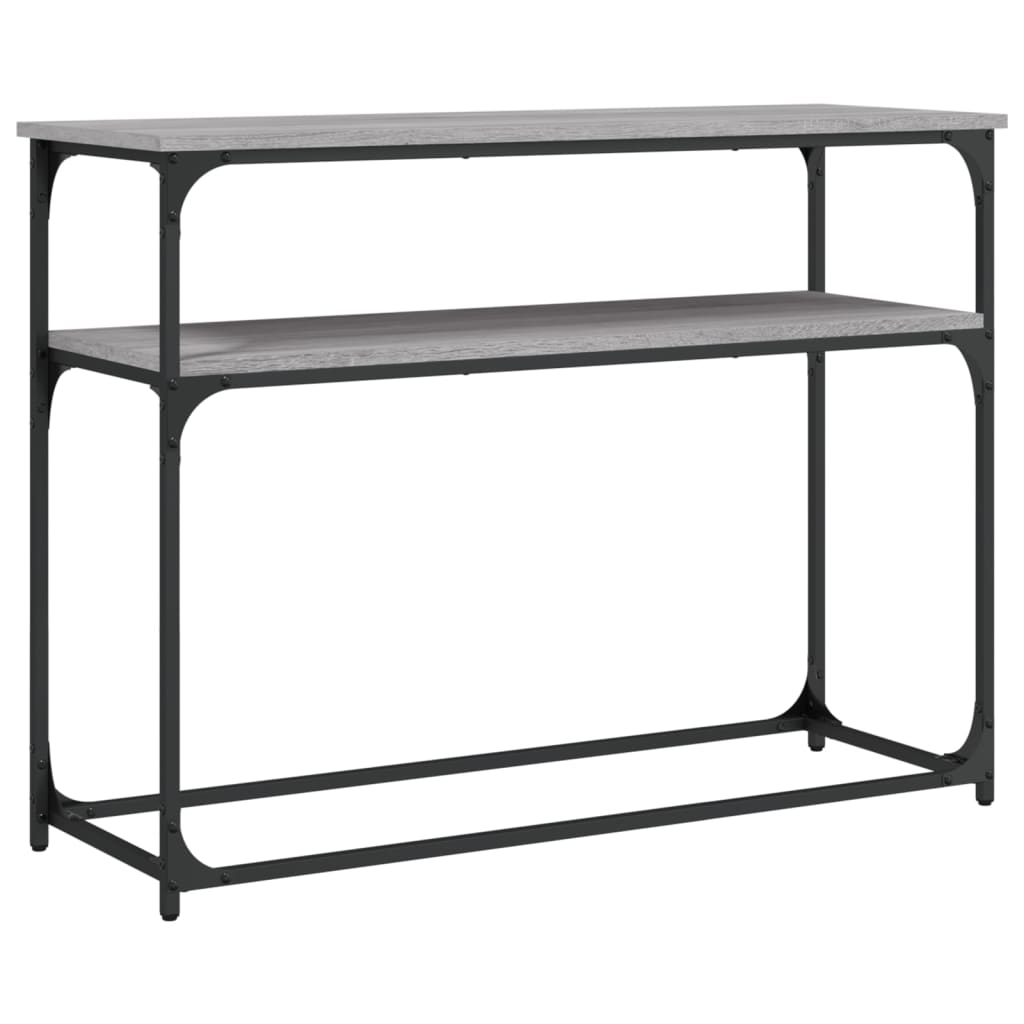 Console Table Grey Sonoma 100x35.5x75 cm Engineered Wood