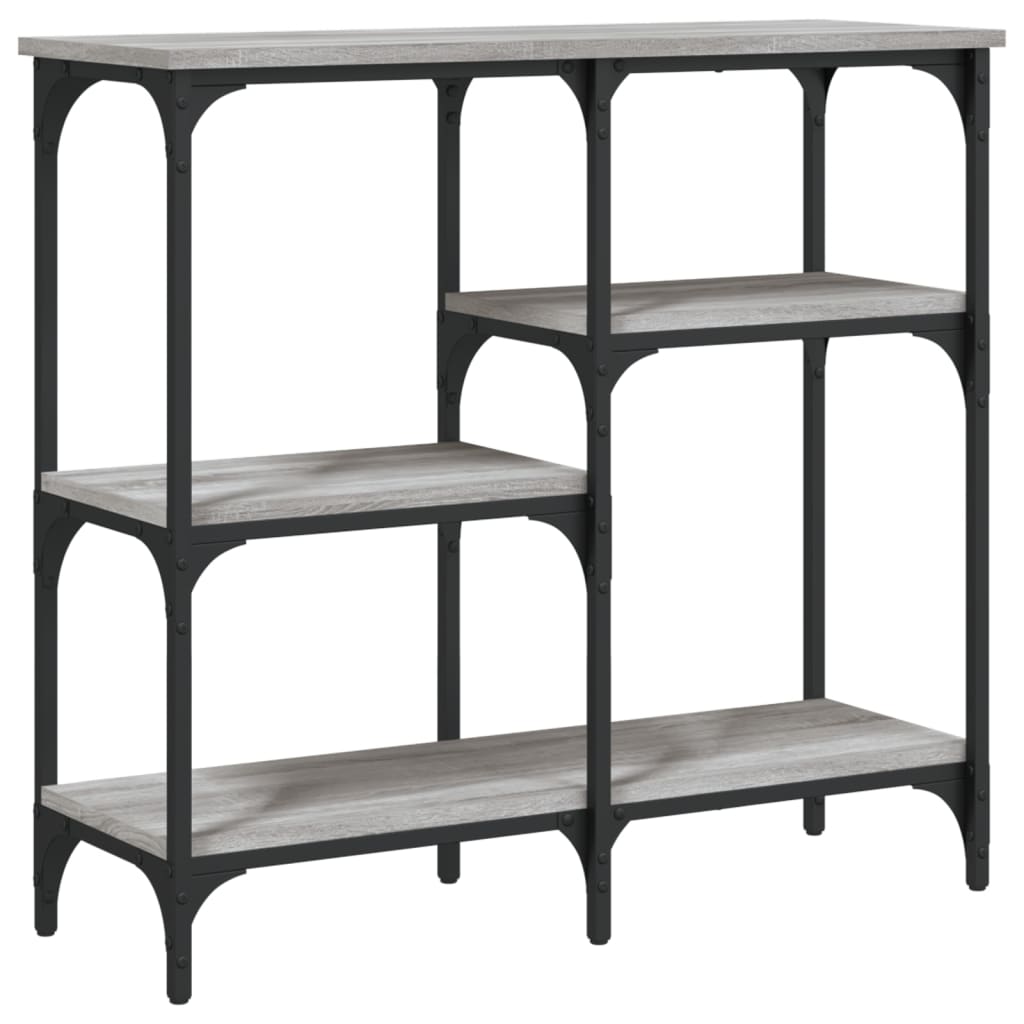 Console Table Grey Sonoma 80x29x75 cm Engineered Wood