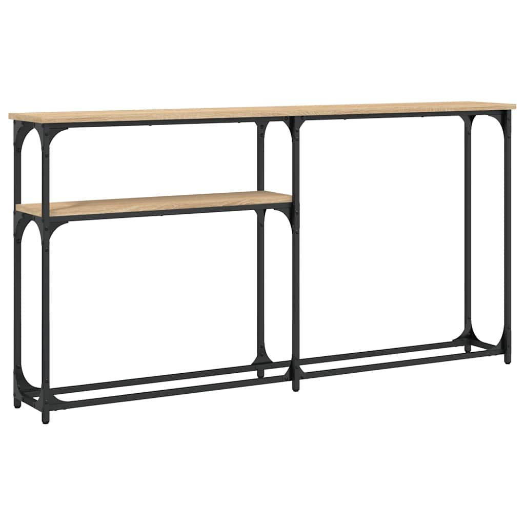 Console Table Sonoma Oak 145x22.5x75 cm Engineered Wood