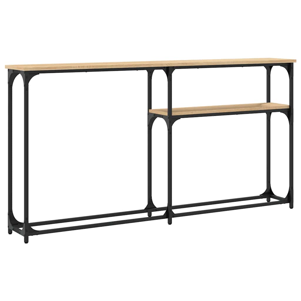 Console Table Sonoma Oak 145x22.5x75 cm Engineered Wood