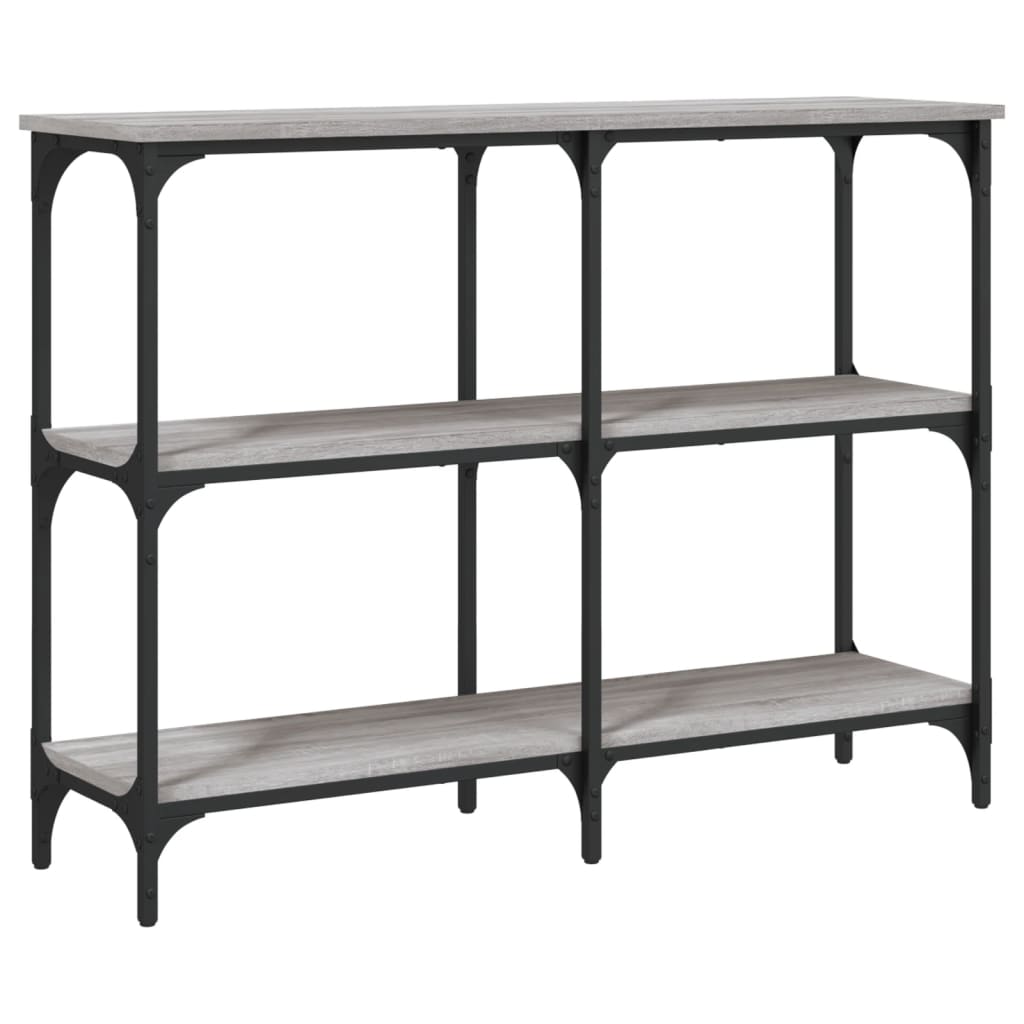 Console Table Grey Sonoma 100x29x75 cm Engineered Wood