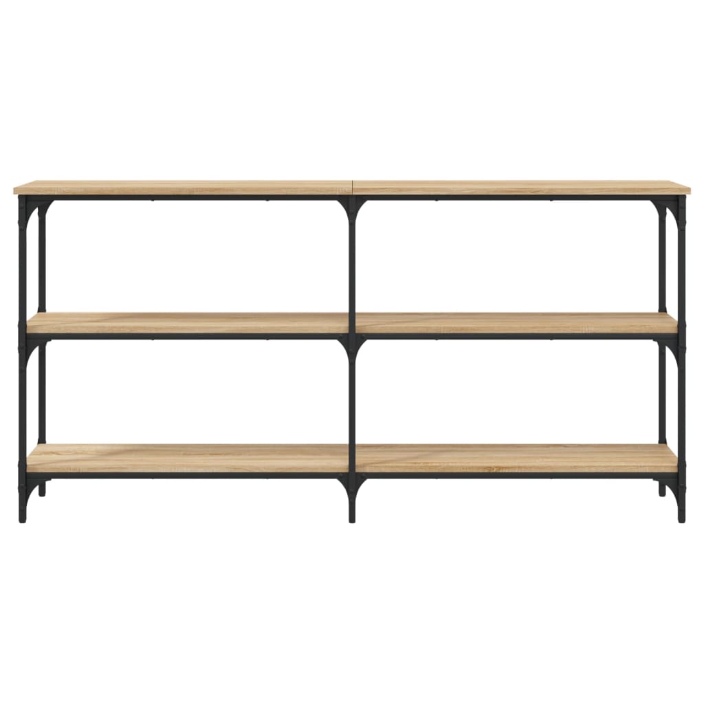 Console Table Sonoma Oak 150x29x75 cm Engineered Wood