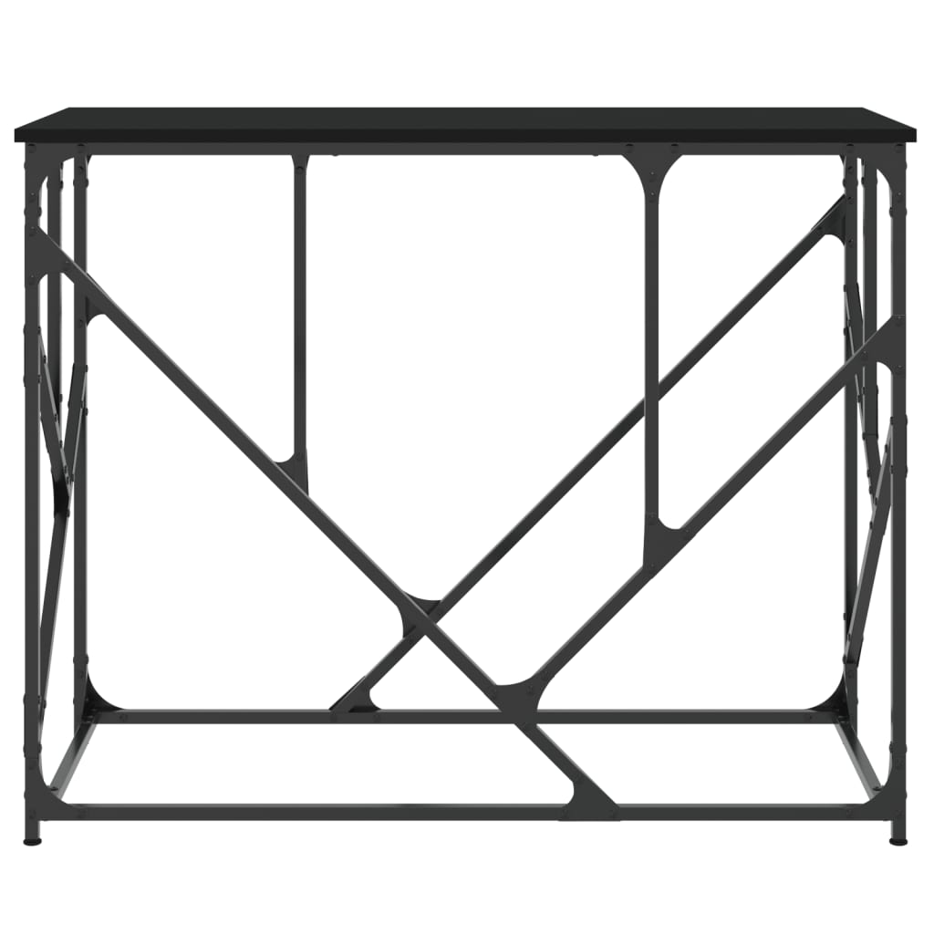 Console Table Black 100x40x80 cm Engineered Wood