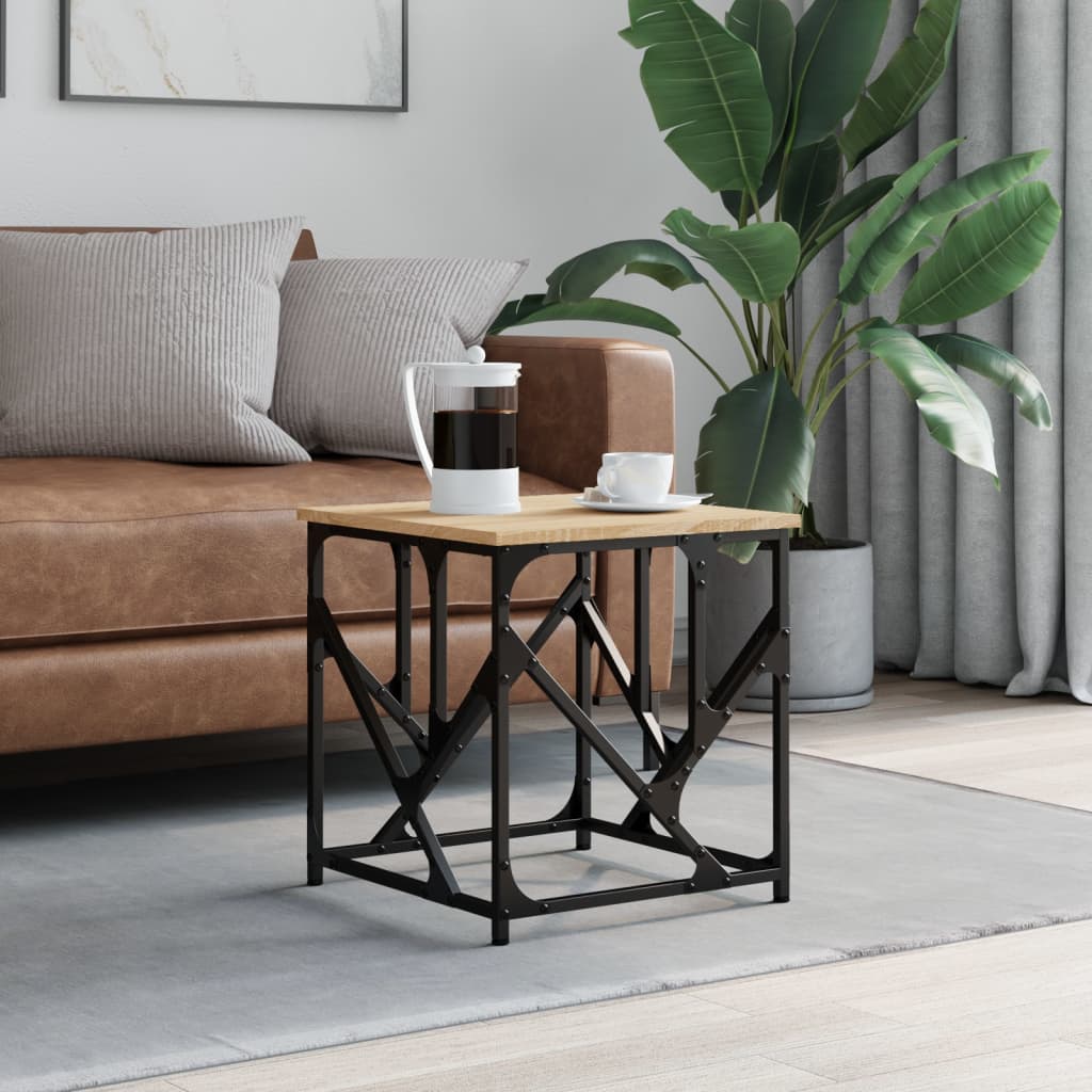Coffee Table Sonoma Oak 45x45x47,5 cm Engineered Wood