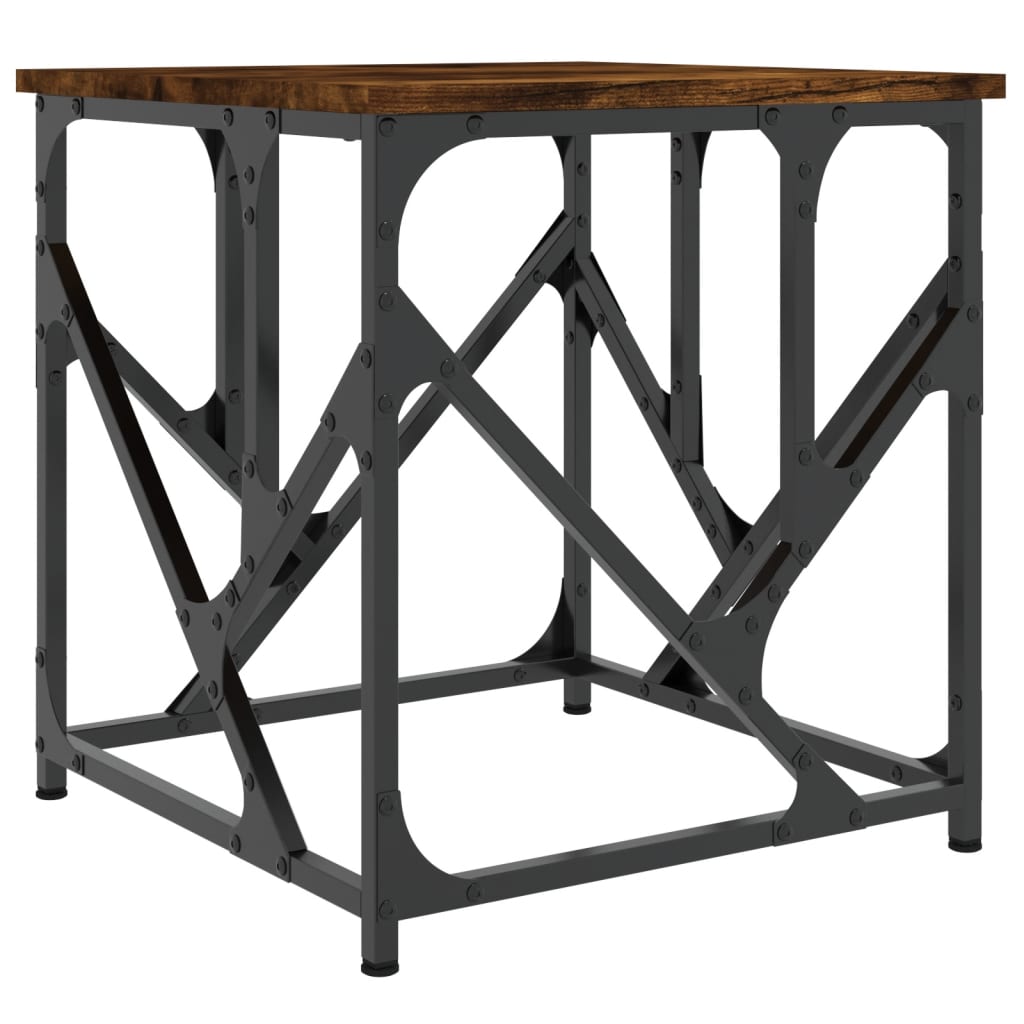 Coffee Table Smoked Oak 45x45x47,5 cm Engineered Wood