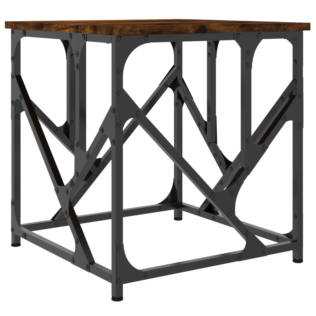 Coffee Table Smoked Oak 45x45x47,5 cm Engineered Wood