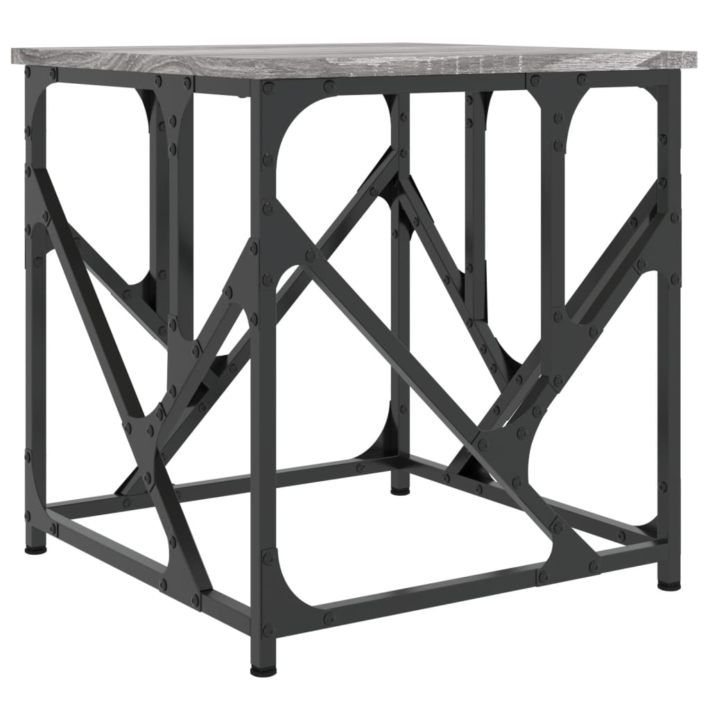 Coffee Table Grey Sonoma 45x45x47,5 cm Engineered Wood